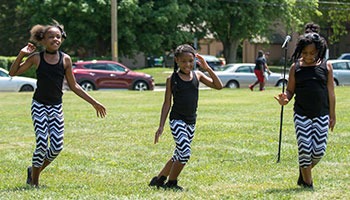 Image of kids playing in a park