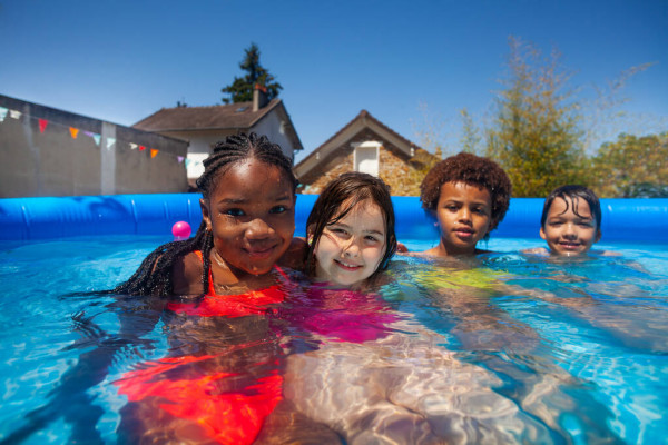 Image of kids in a pool