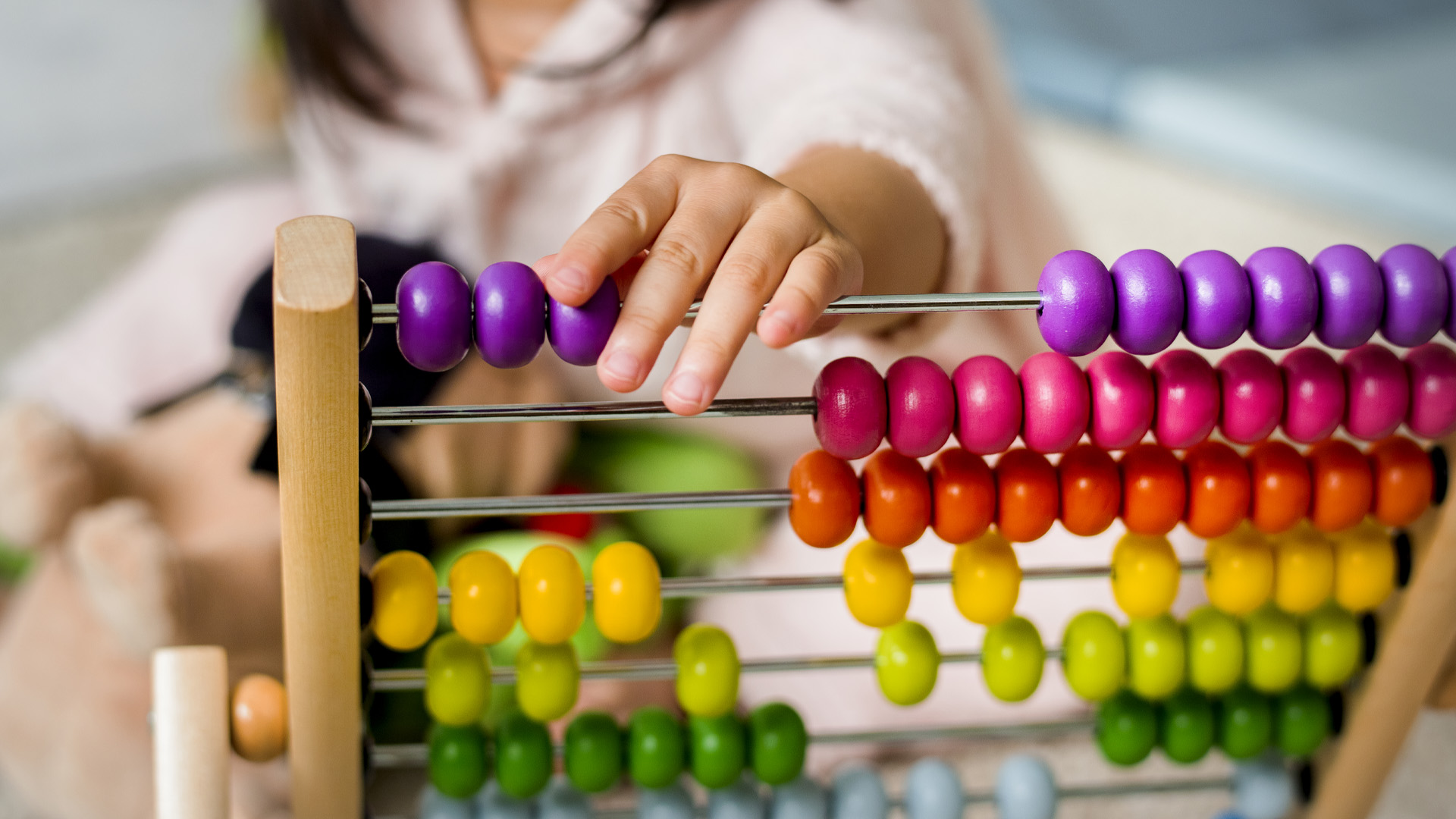 image of a kid learning