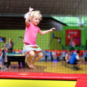 Image of a kid exercising
