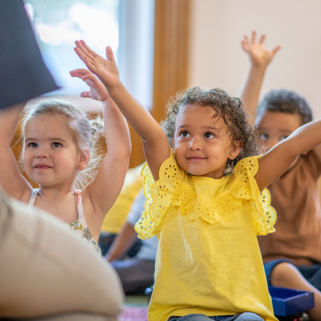 Children participating in an activity