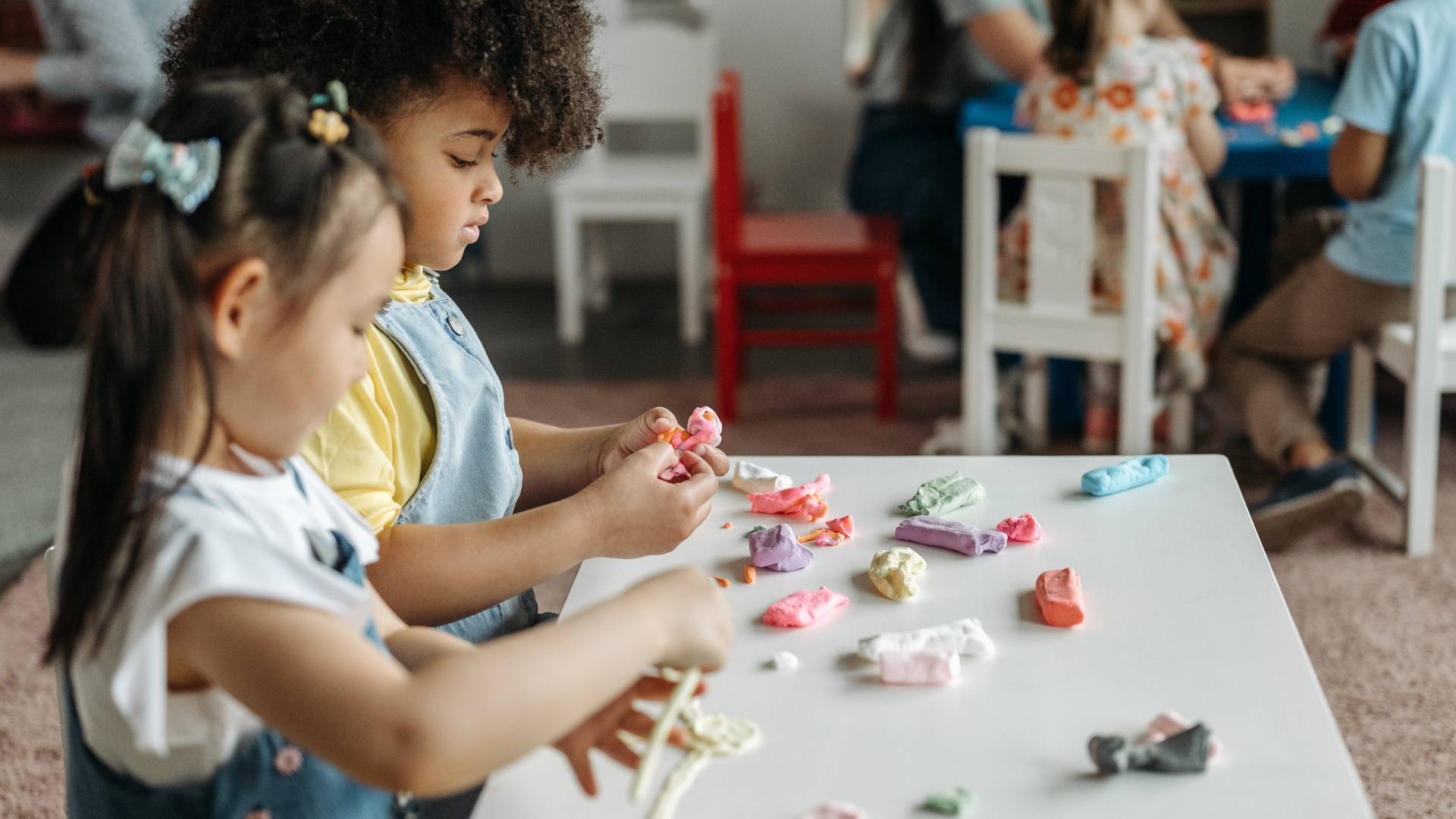 Children doing activities