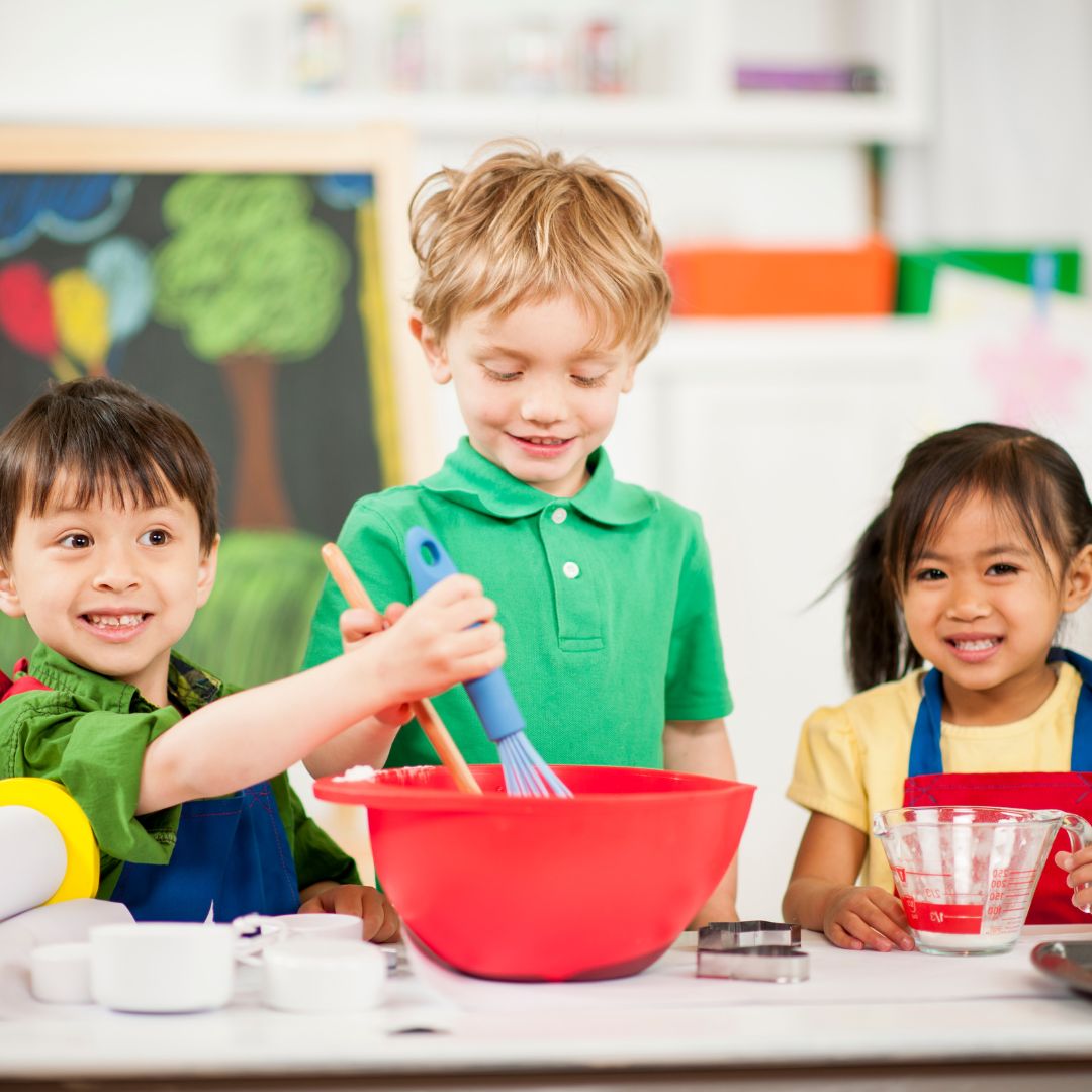 preschoolers playing