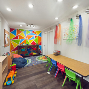 preschool room clean