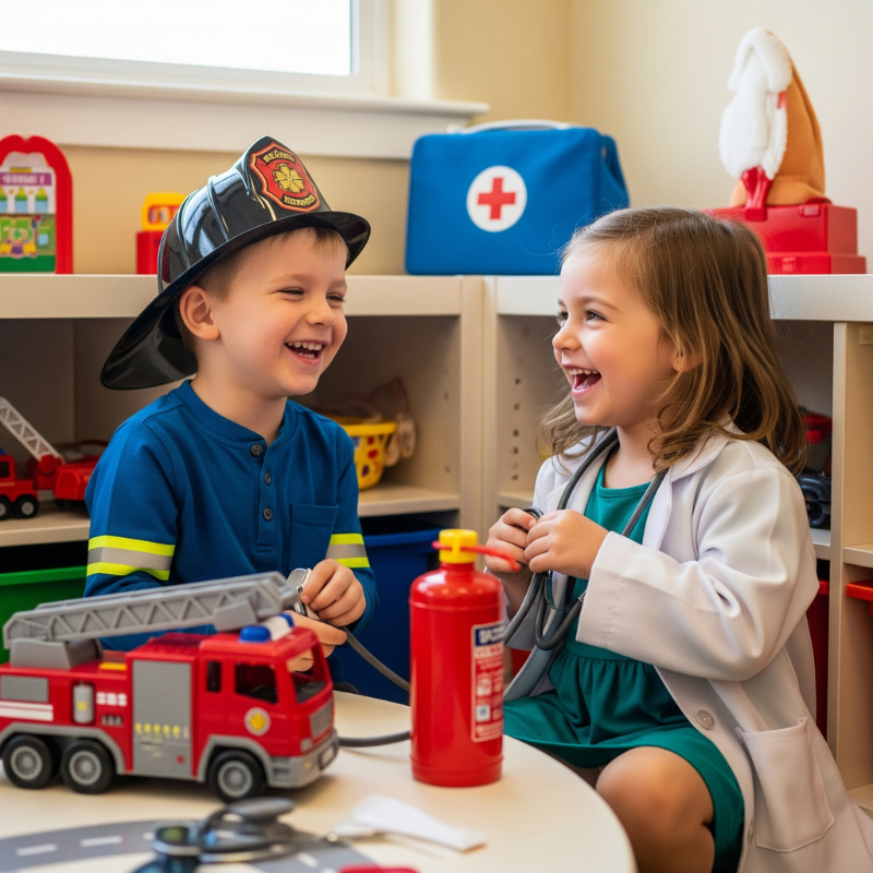 Using Imagination and dressing up