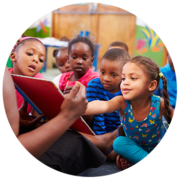 image of kids learning